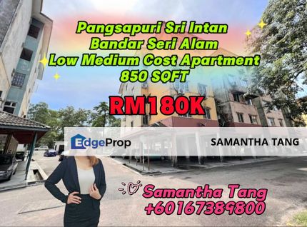 Low Medium Cost Apartment At Bandar Baru Seri Alam For Sale, Johor, Masai