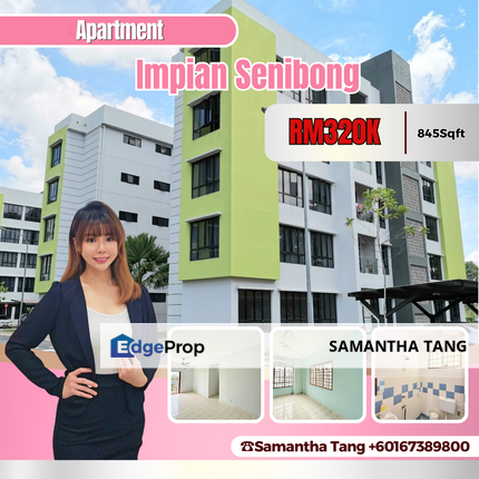 Unfurnished 3Beds At Impian Senibong Permas For Sale, Johor, Permas Jaya/Senibong