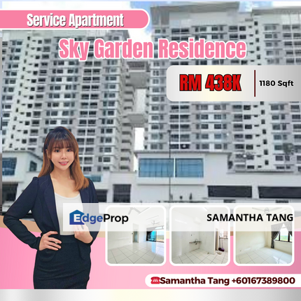 Original Condition 3Beds At Sky Gardens Residence For Sale, Johor, Setia Tropika