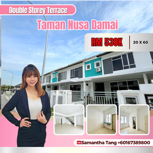 Bare Unit 2 Storey Terrace At Taman Nusa Damai For Sale for Sale @RM538 ...