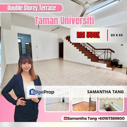 Original Condition Double Storey At Taman Universiti For Sale, Johor, Skudai