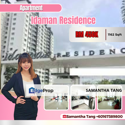 Partial Furniture 3Beds At Idaman Residence Apartment For Sale, Johor, Nusajaya