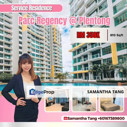 Fully Renovated 2Beds At Parc Regency For Sale, Johor, Johor Bahru