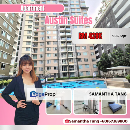 Partial Furniture 2Beds At Austin Suites Apartment For Sale, Johor, Johor Bahru