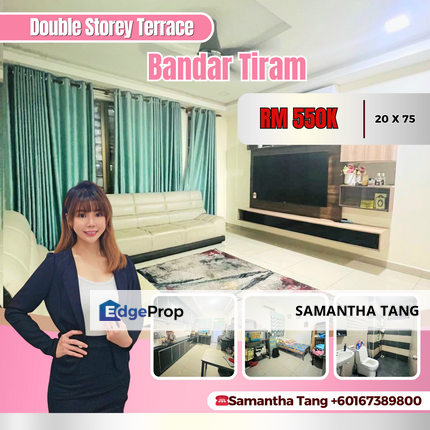 Fully Renovated Double Storey At Bandar Tiram For Sale, Johor, Ulu Tiram