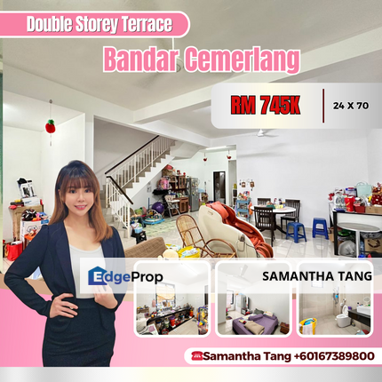 Partial Renovated Double Storey At Bandar Cemerlang For Sale, Johor, Ulu Tiram