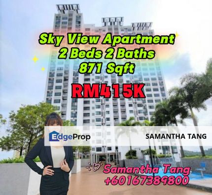 Partial Furniture Sky View Apartment For Sale, Johor, Bukit Indah