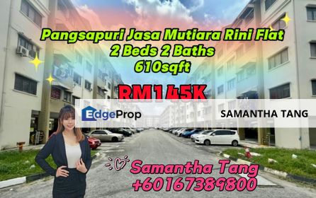 Basic Renovation Taman Mutiara Rini Low Cost Flat For Sale, Johor, Johor Bahru