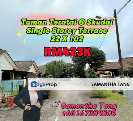 Basic Renovation Taman Teratai Skudai Single Storey For Sale, Johor, Skudai