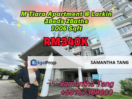 Basic Renovation M'Tiara Apartment For Sale, Johor, Johor Bahru