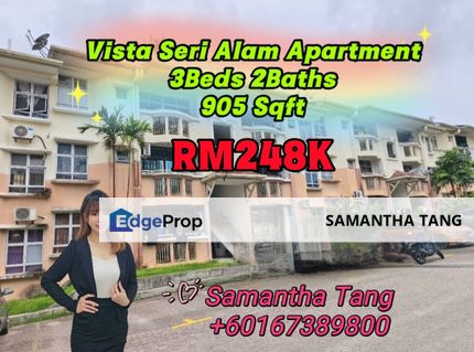 Original Condition At Vista Seri Alam 3Beds For Sale, Johor, Masai