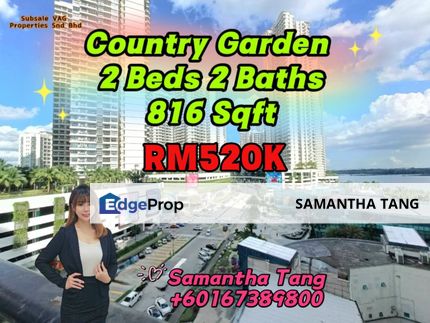 Fully Furniture Country Garden 2Beds For Sale, Johor, Johor Bahru