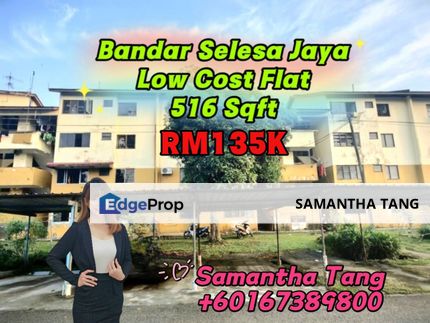 Original Condition Low Cost Flat At Bandar Selesa Jaya For Sale, Johor, Skudai