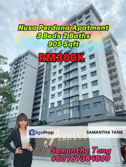 Partial Furniture Apartment For Sale, Johor, Gelang Patah