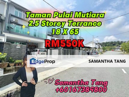 Bare Unit 2.5 Storey Terrace House For Sale, Johor, Skudai