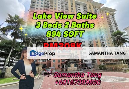 Basic Renovation Lake View Suites Apartment For Sale, Johor, Johor Bahru