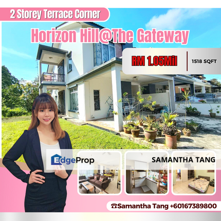 Basic Renovation Corner Double Storey Terrace For Sale, Johor, Nusajaya