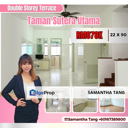 Partial Renovated 2 Storey At Taman Sutera Utama For Sale, Johor, Skudai