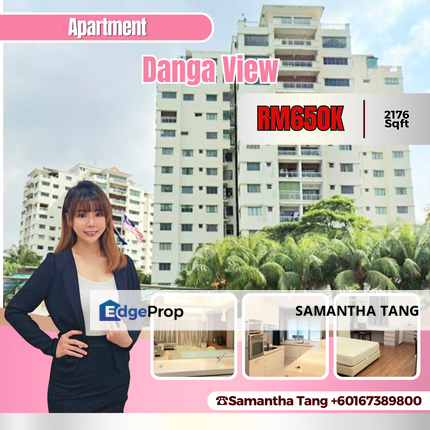 Fully Renovated 3Beds At Danga View For Sale, Johor, Johor Bahru