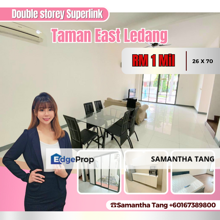 Partial Renovated Double Storey Superlink At East Ledang For Sale, Johor, Nusajaya