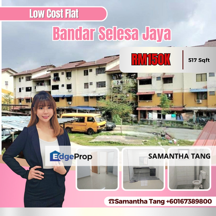 Original Condition At Bandar Selesa Jaya Low Cost Flat For Sale, Johor, Skudai