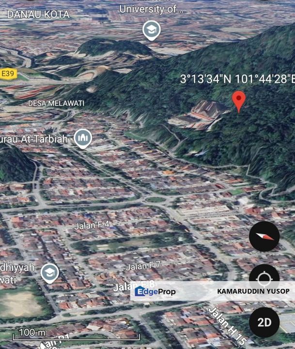 TAMAN MELAWATI Land 1.275ac beside Desa View Towers KUALA LUMPUR KL East, Kuala Lumpur, Wangsa Maju