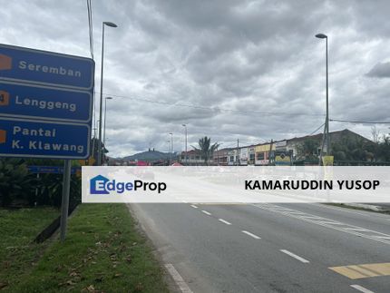 FREEHOLD Land NON-BUMI 1 acre Main Road Fronting CENTRE of MANTIN TOWN, 3km from LEKAS Highway, Negeri Sembilan, Seremban