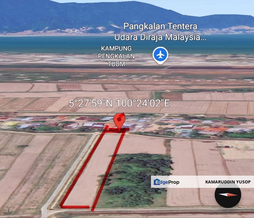 FREEHOLD Agriculture Land 1.12 acre near Main Road Pekan Darat, Butterworth, PULAU PINANG, Penang, Penaga