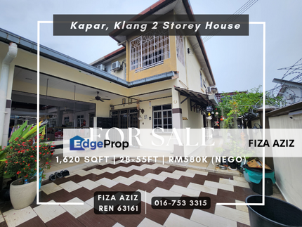 Renovated Bukit Kapar End Lot 2 Storey House, Selangor, Kapar 