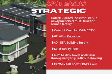 Freehold Sungai Tua Selayang Batu Caves Factory For Sale
