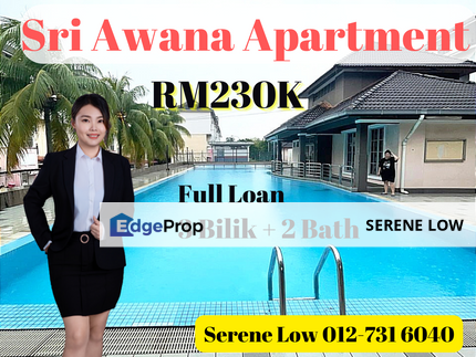 Sri Awana Townhouse Skudai Tingkat 2 Full Loan , Johor, Skudai