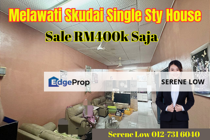 Taman Melawati Skudai Single Storey House , Johor, Skudai