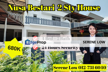 Nusa Bestari 1 Johor Bahru Double Storey House , Johor, Johor Bahru