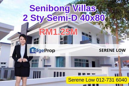 Senibong Villas Masai Double Storey Semi D 40 x 80, Johor, Masai