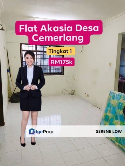 Akasia Flat Rumah Pangsa Akasia Ulu Tiram Tingkat 1, Johor, Ulu Tiram
