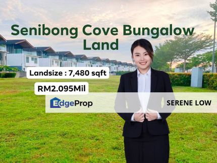 Senibong Cove Isola Mansions 3 Storey Bungalow Land, Johor, Masai