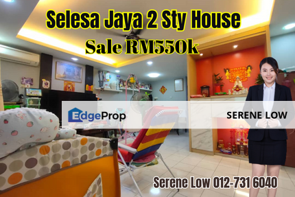 Bandar Selesa Jaya Skudai Jalan Silat Sinding 2 Storey House, Johor, Skudai