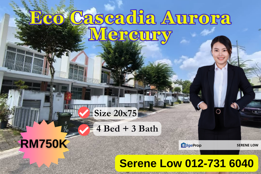 Setia Eco Cascadia Johor Bahru Double Storey House 20x75 for Sale ...