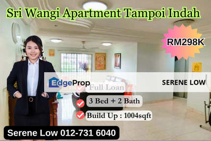 Sri Wangi Apartment Tampoi Johor Full Loan, Johor, Tampoi