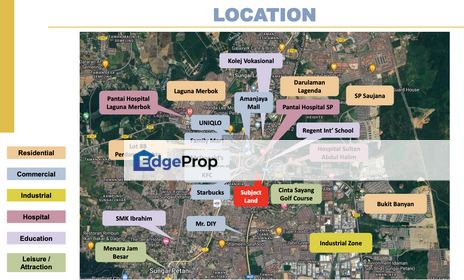 Prime 6.43-acre Commercial Land for Sale in Sungai Petani, Kedah, Sungai Petani