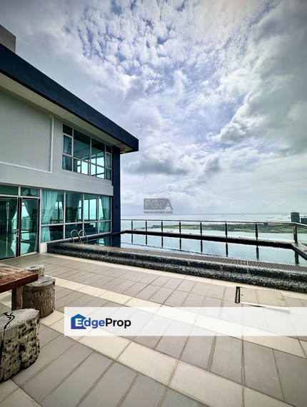 Duplex Penthouse with Private Pool in City Residence Condominium, Penang, Tanjung Tokong