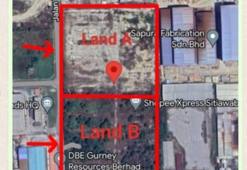20 Acres Heavy Industrial Land in Lumut, Manjung, Perak for Sale