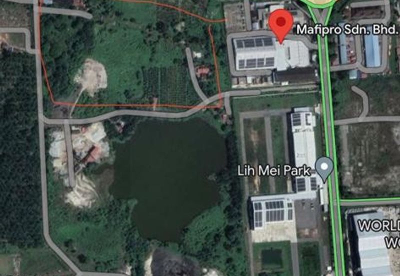 10.975 Acres Heavy Industrial Land in Kamunting, Taiping for Sale