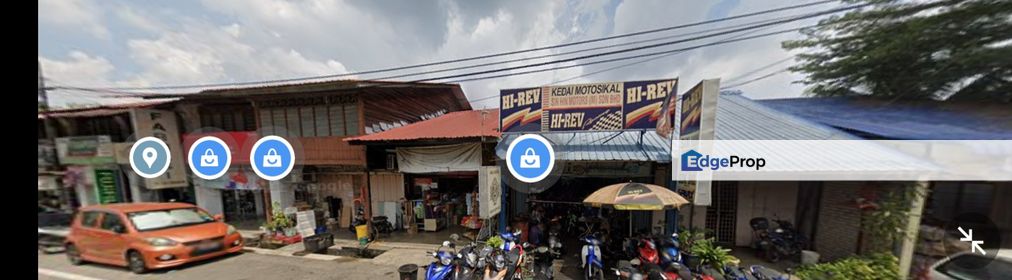 Rumah kedai tengah pekan (Harga semua 4 buah) kubang semang BUKIT MERTAJAM, Penang, Bukit Mertajam