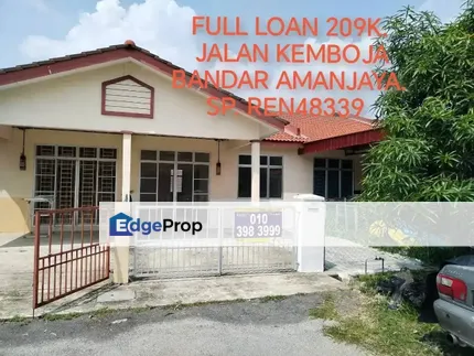 FULL LOAN RUMAH Jalan Kemboja Bandar Amanjaya , Kedah, Kuala Muda