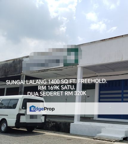 ZERO DEPOSIT ZERO BOOKING 2 RUMAH KEDAI SEDERET TAMAN LEMBAH PERMAI SUNGAI LALANG BEDONG , DEKAT SUNGAI PETANI AMBANGAN HEIGHTS, Kedah, Bedong