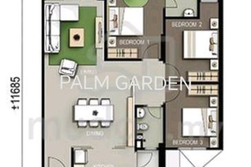 Palm Garden, Bandar Tasek Mutiara, Simpang Ampat