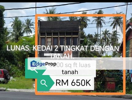 Kedai 2 tingkat dengan luas tanah 3200 sq ft LUNAS, Kedah, Lunas