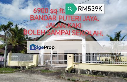 (6900 sq ft) CORNER LOT BANDAR PUTERI JAYA, SUNGAI PETANI. DEKAT SEKOLAH, Kedah, Kuala Muda