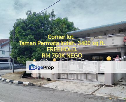 Corner lot 3400 sq ft Taman Permata Indah Bukit Mertajam, Penang, Alma